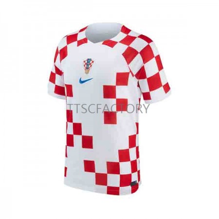 Fußballtrikots Kroatien FIFA WM 2022 Kurzarm Heimtrikotsatz kaufen